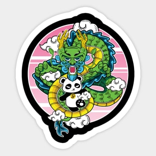 Dragon Warrior Sticker